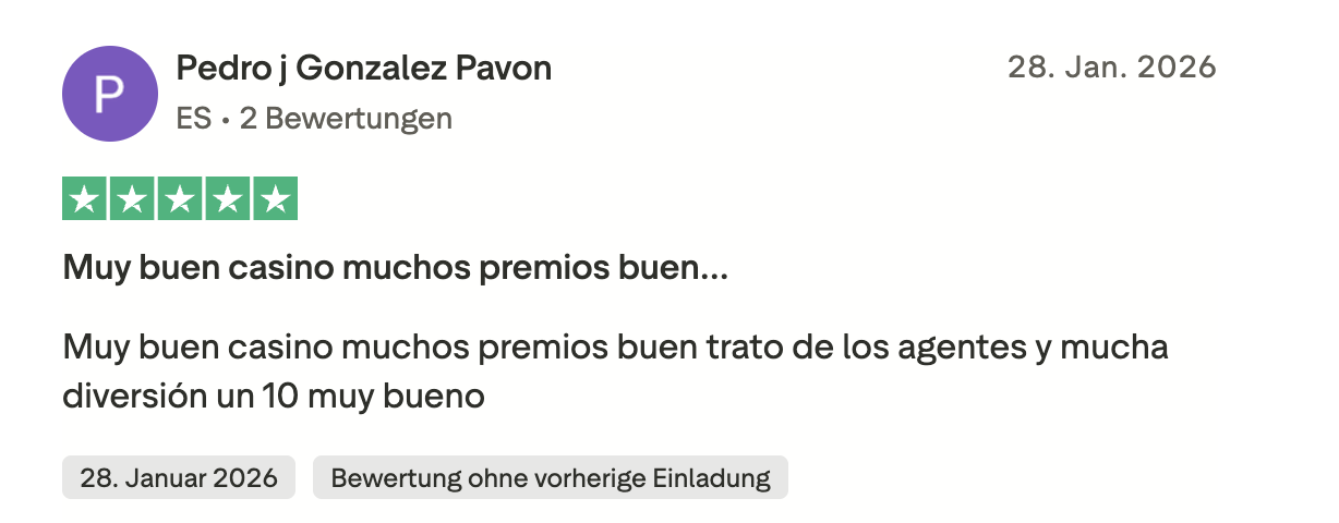 ManekiSpin Trustpilot Erfahrungsbericht 28. Januar 2026