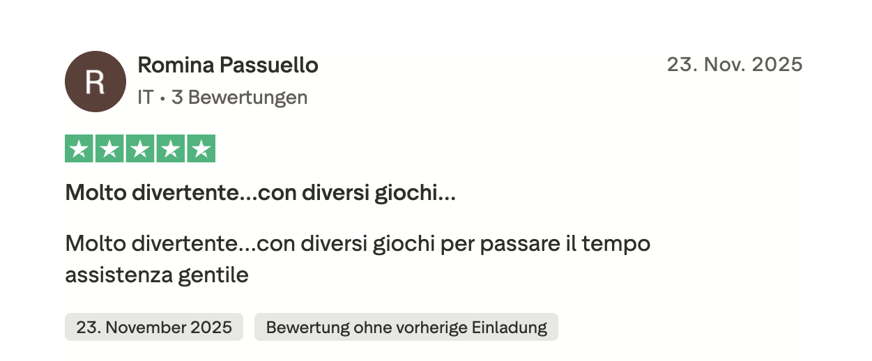 ManekiSpin Trustpilot Erfahrungsbericht 23. November 2025